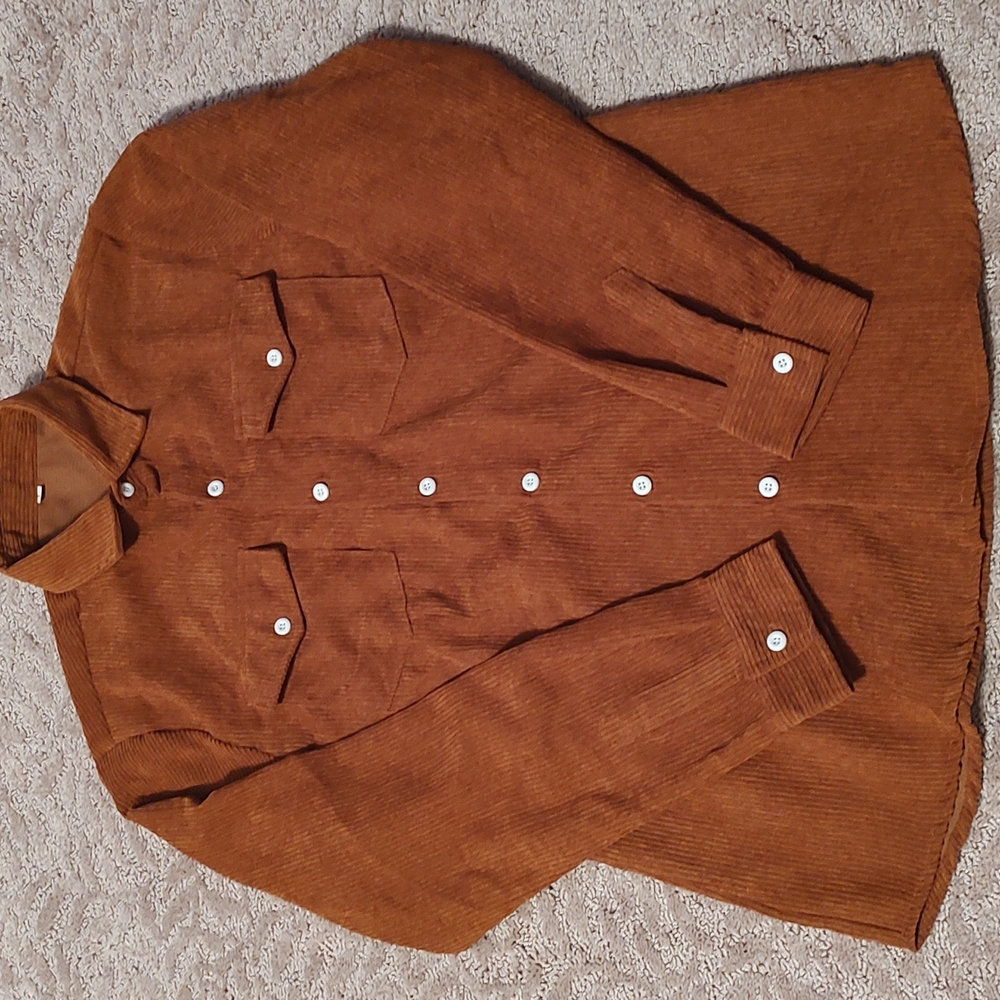 Corduroy Button Up Shirt